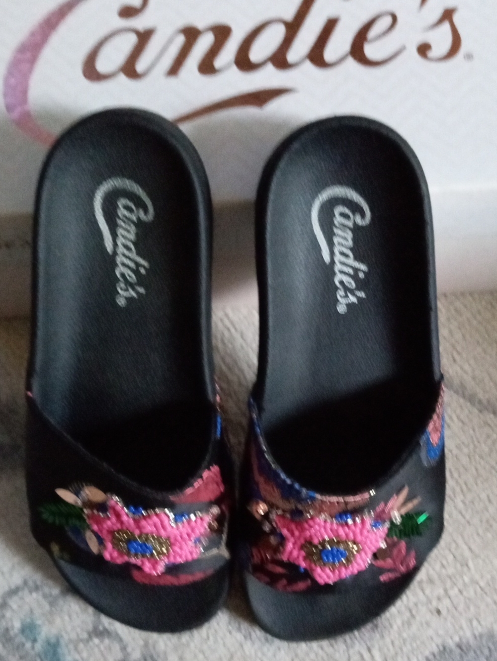 CANDIES Beaded Sandals